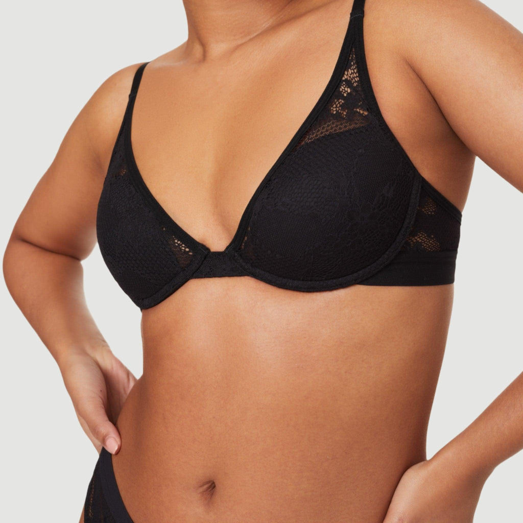 Lace All You Bra Black - WearPear