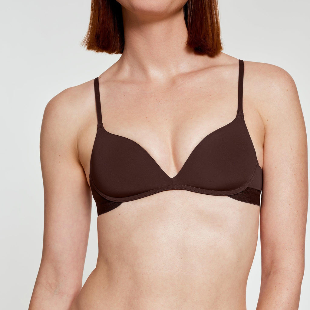 Zero-G Wirefree Lift Up Bra Espresso - WearPear