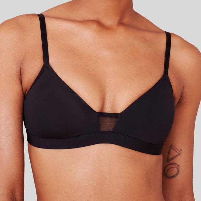 FeelGood Wirefree T-Shirt Bra Black - WearPear