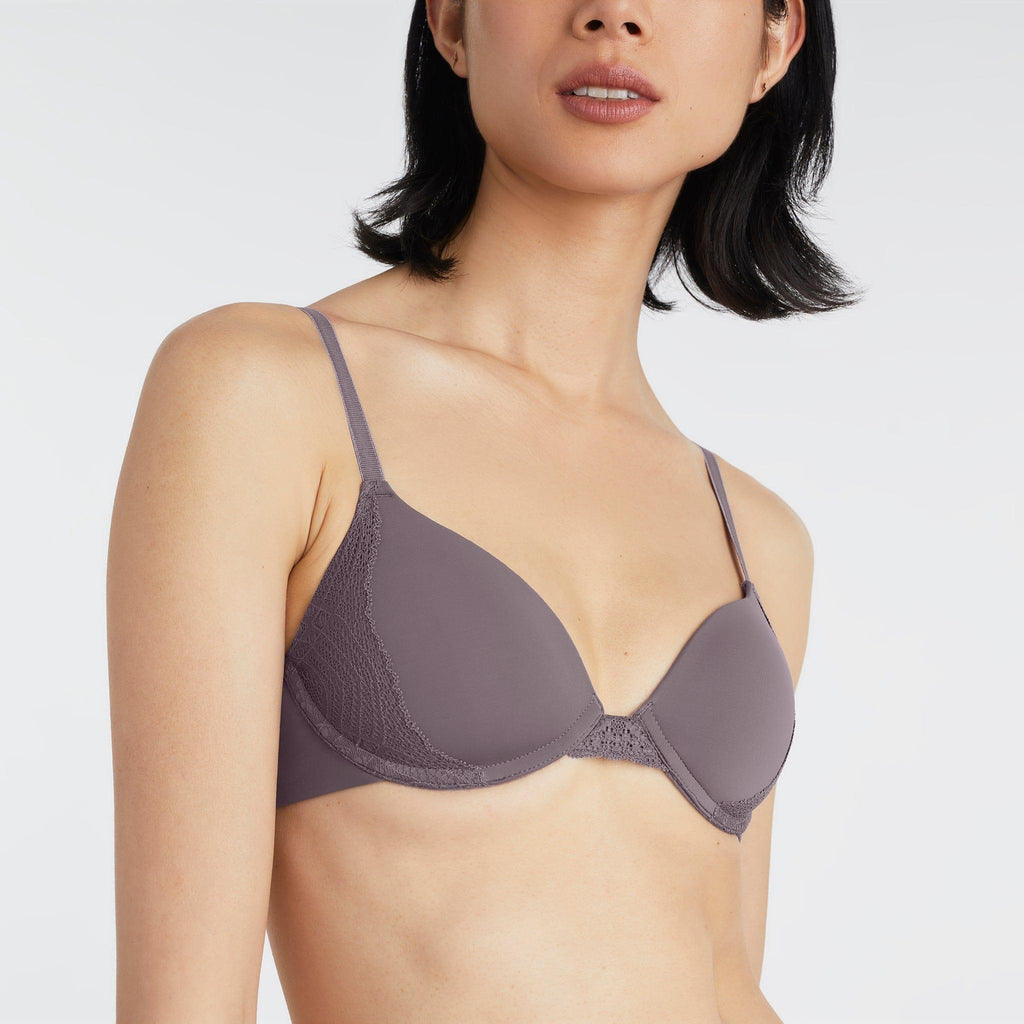 Lace Lift Up Bra Peppercorn - WearPear